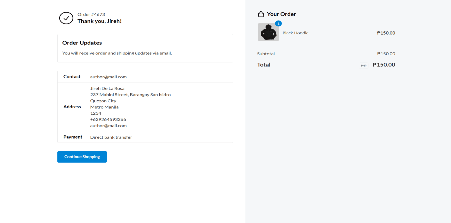 All In One Ecommerce Store Complete Page